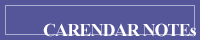 ［CARENDAR NOTEs］